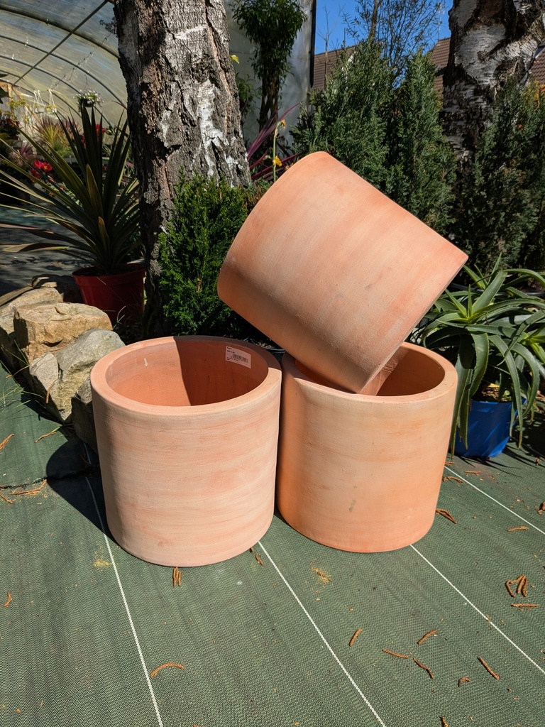 Cache Pot Cylindre terre cuite D30x30cm